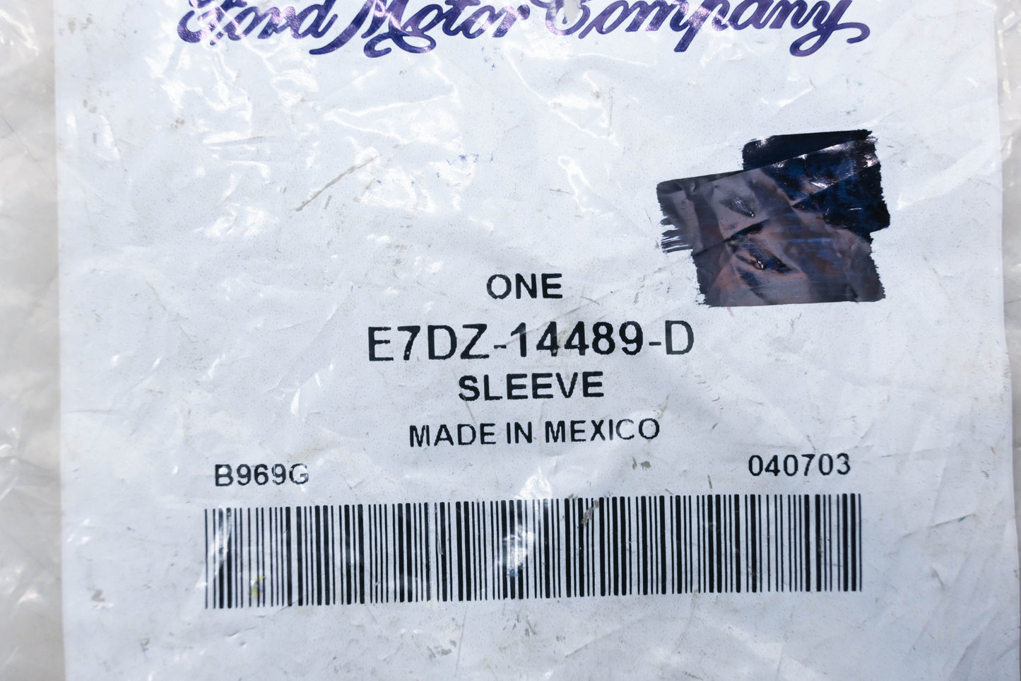 New OEM Ford E7DZ-14489-D Wiring Sleeve NOS