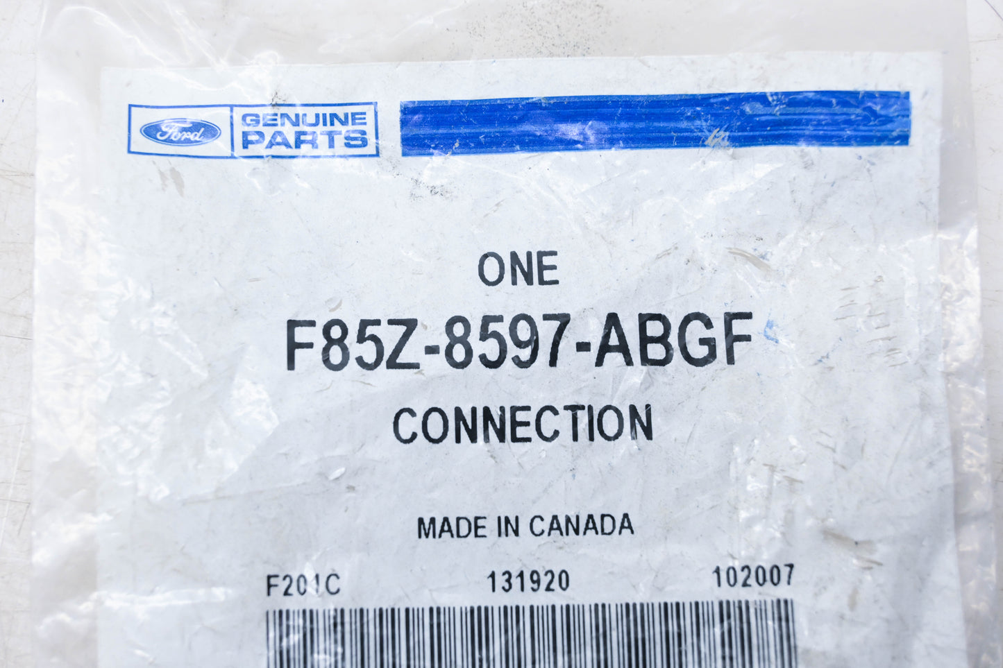 New OEM Ford F85Z-8597-ABGF Connection Tube NOS