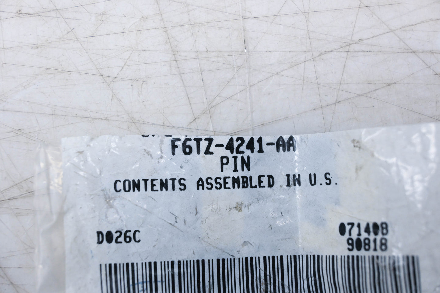 New OEM Ford F6TZ-4241-AA Roll Pin NOS