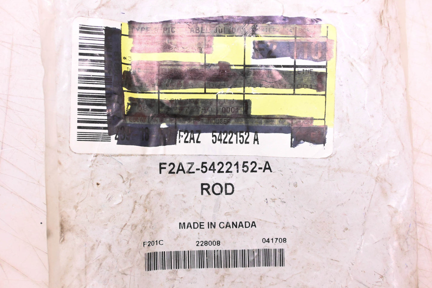 New OEM Ford F2AZ-5422152-A Right Side Door Control Rod NOS