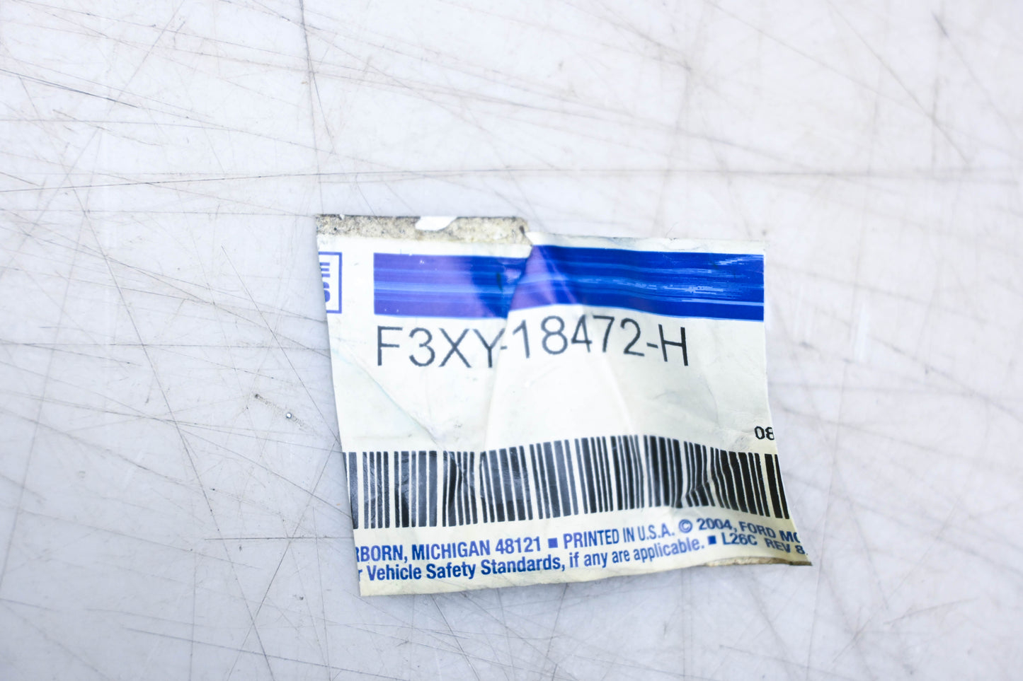 New OEM Ford F3XY-18472-H Heater Water Hose NOS