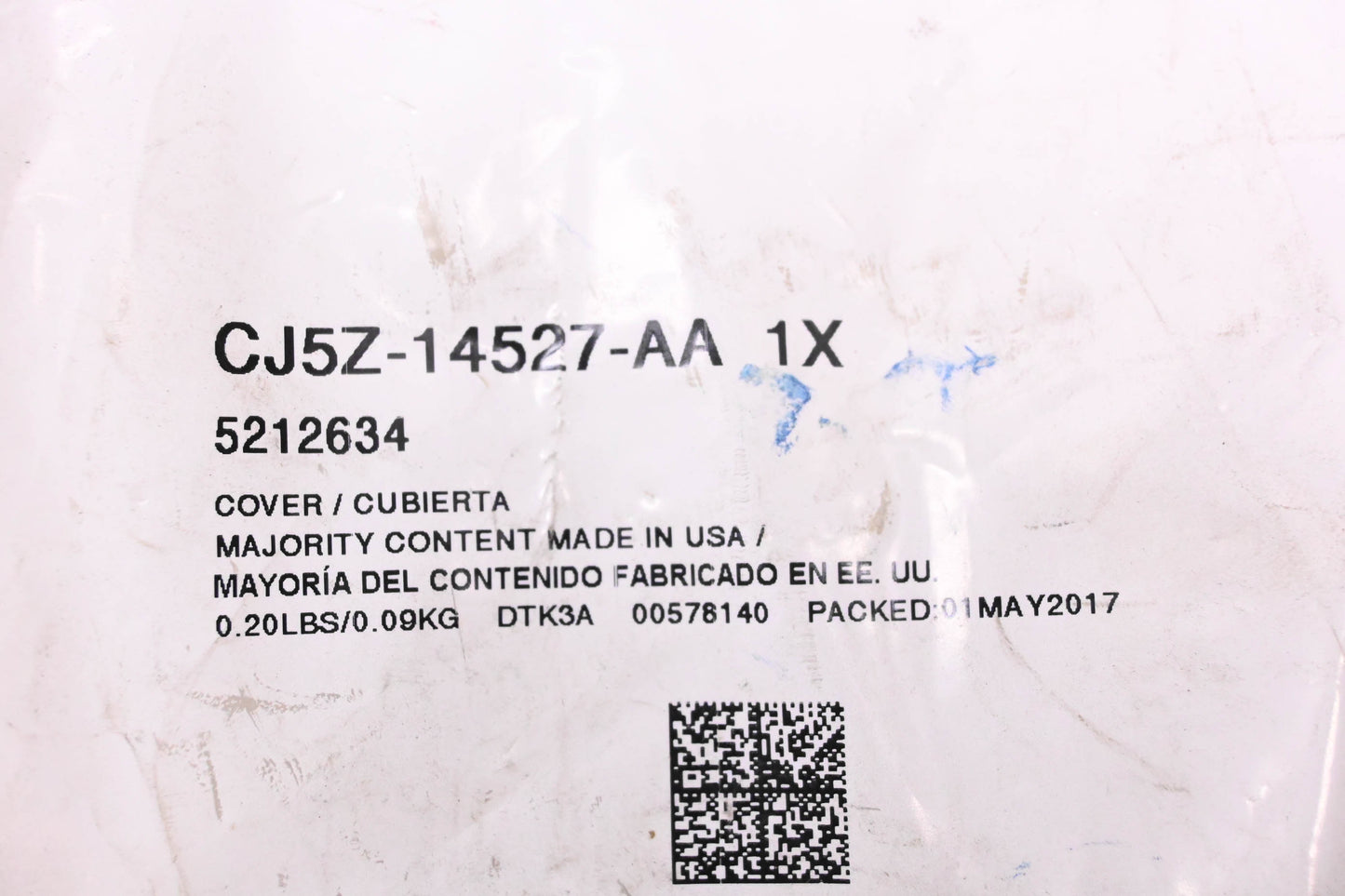 New OEM Ford CJ5Z-14527-AA, 5212634, CJ5Z-78220A71-AB Left Side Window Switch Housing NOS