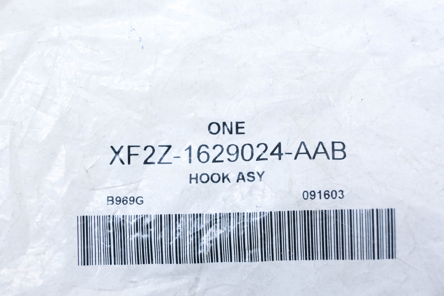 New OEM Ford XF2Z-1629024-AAB Interior Coat Hangar Assembly NOS