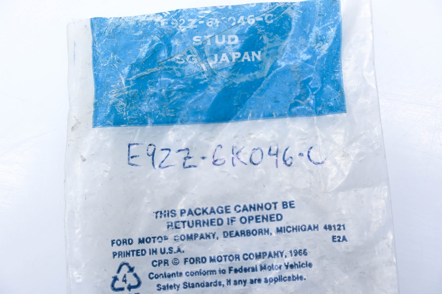 New OEM Ford E92Z-6K046-C Stud NOS