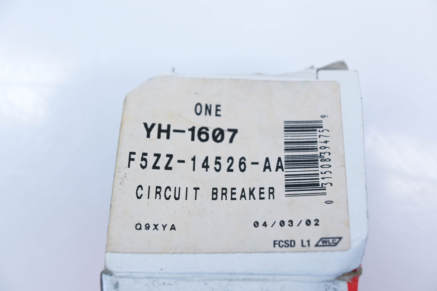 New OEM Motorcraft YH-1607, F5ZZ-14526-AA Circuit Breaker Assembly NOS