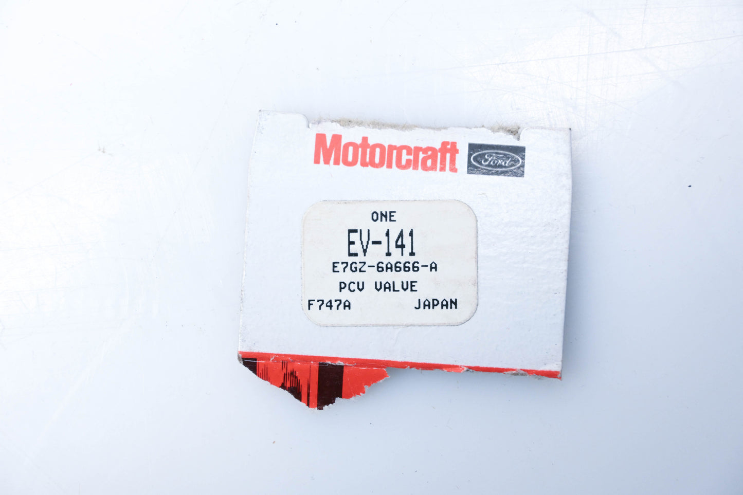 New OEM Motorcraft EV-141, E7GZ-6A666-A PCV Valve Assembly NOS