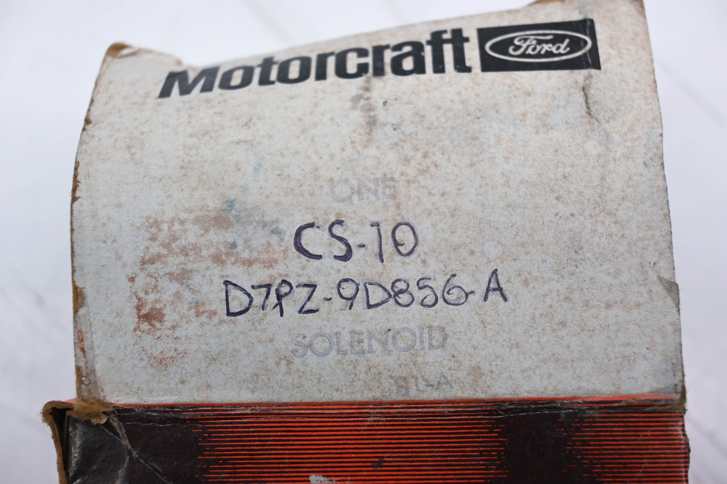 New OEM Motorcraft CS-10, D7PZ-9D856-A Carburetor Idle Solenoid Assembly NOS