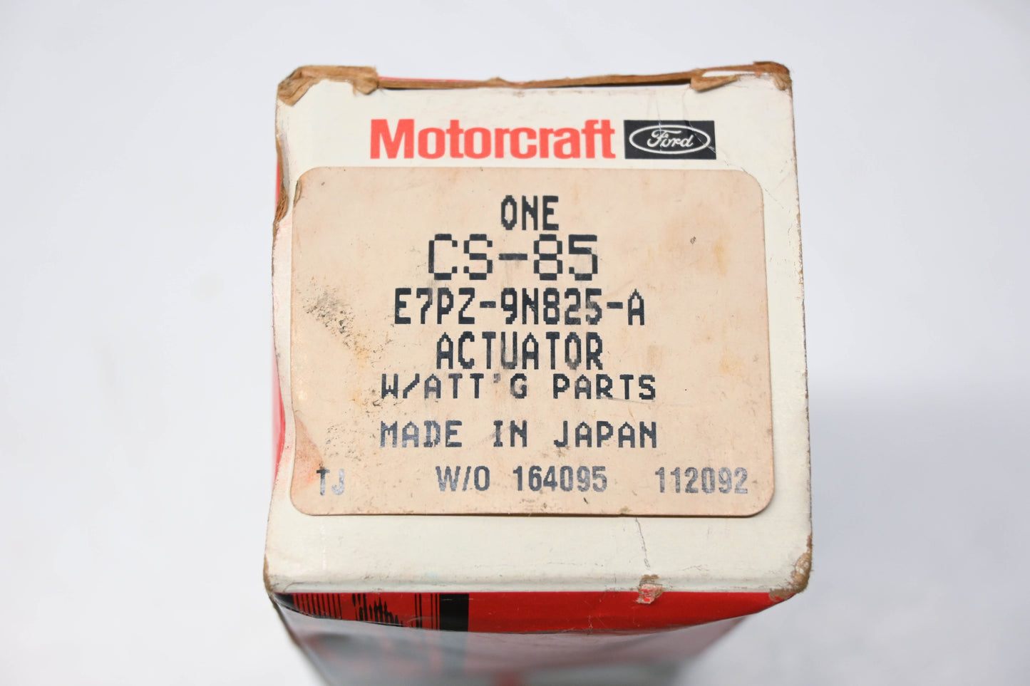 New OEM Motorcraft CS-85, E7PZ-9N825-A Actuator Throttle Idle Control Valve Assembly Kit NOS