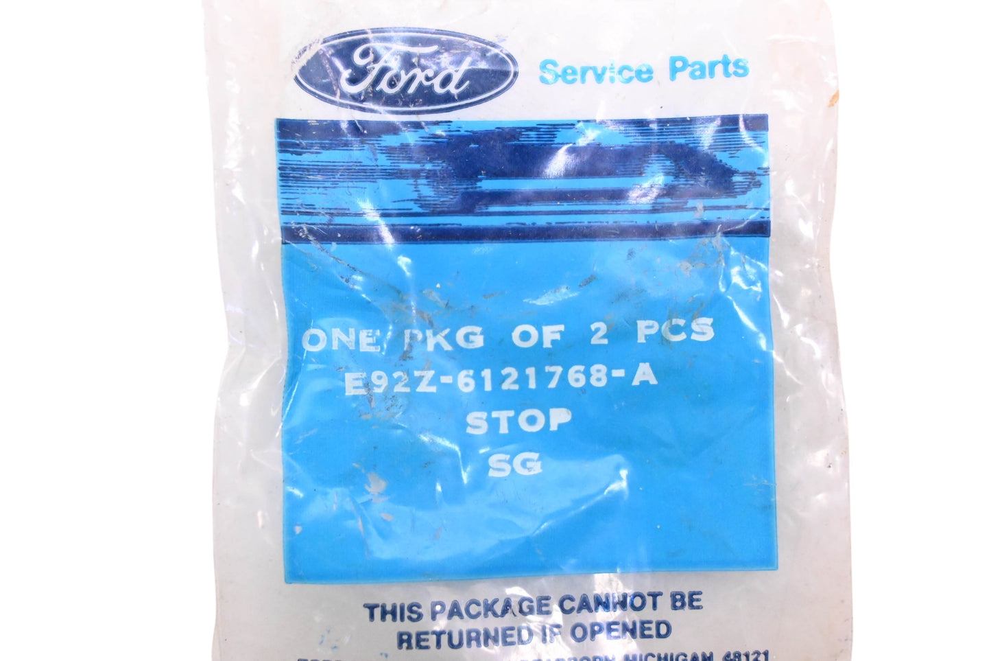 New OEM Ford E92Z-6121768-A Stoppers Qty 2 NOS