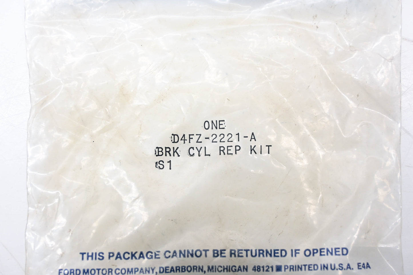 Ford D4FZ-2221-A Disc Brake Caliper Repair Kit NOS