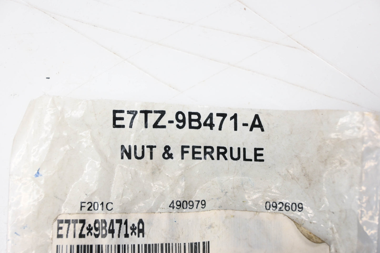 Ford E7TZ-9B471-A Nut & Ferrule NOS