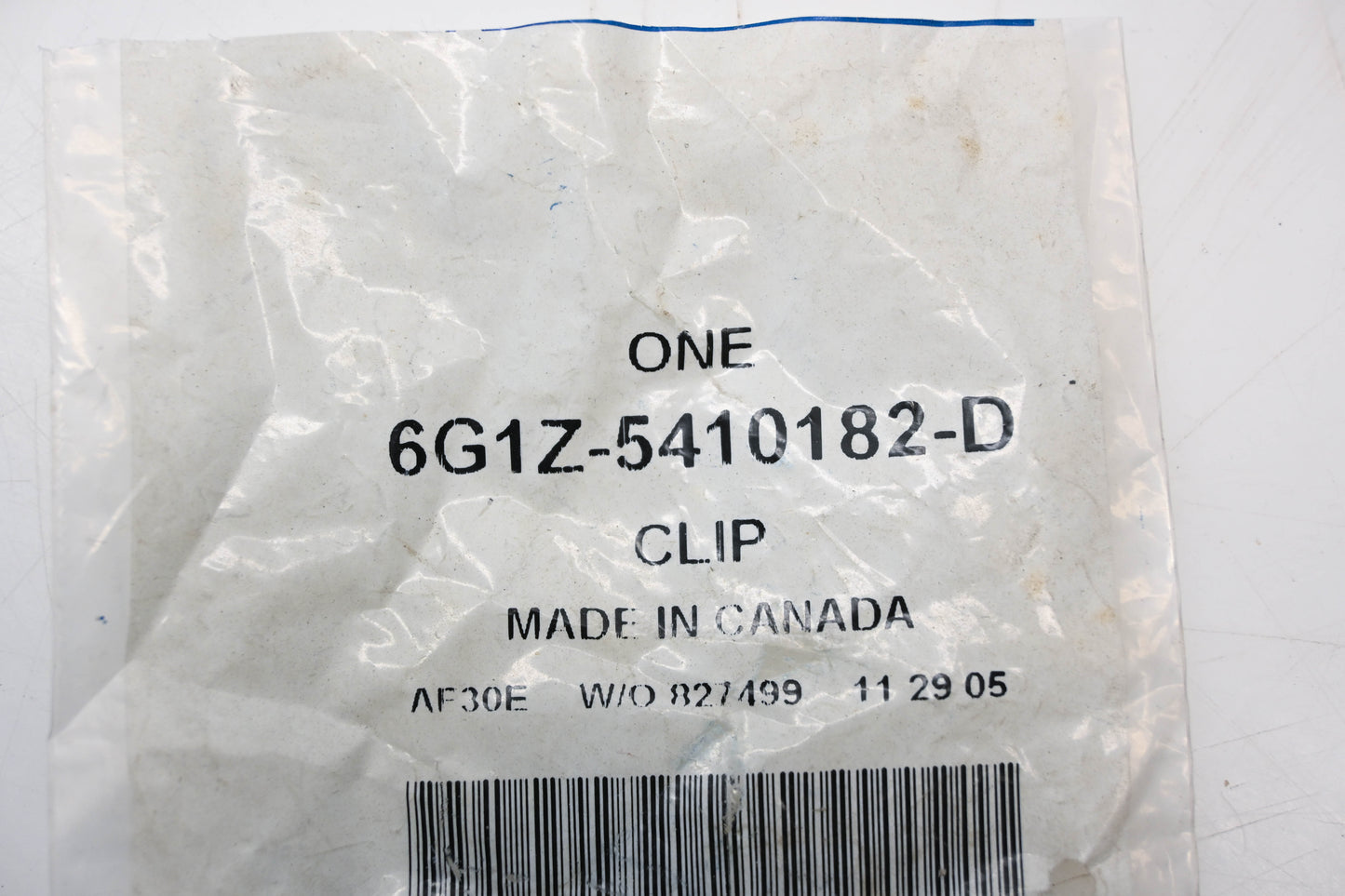 Ford 6G1Z-5410182-D Exterior Rocker Moulding Retainer NOS