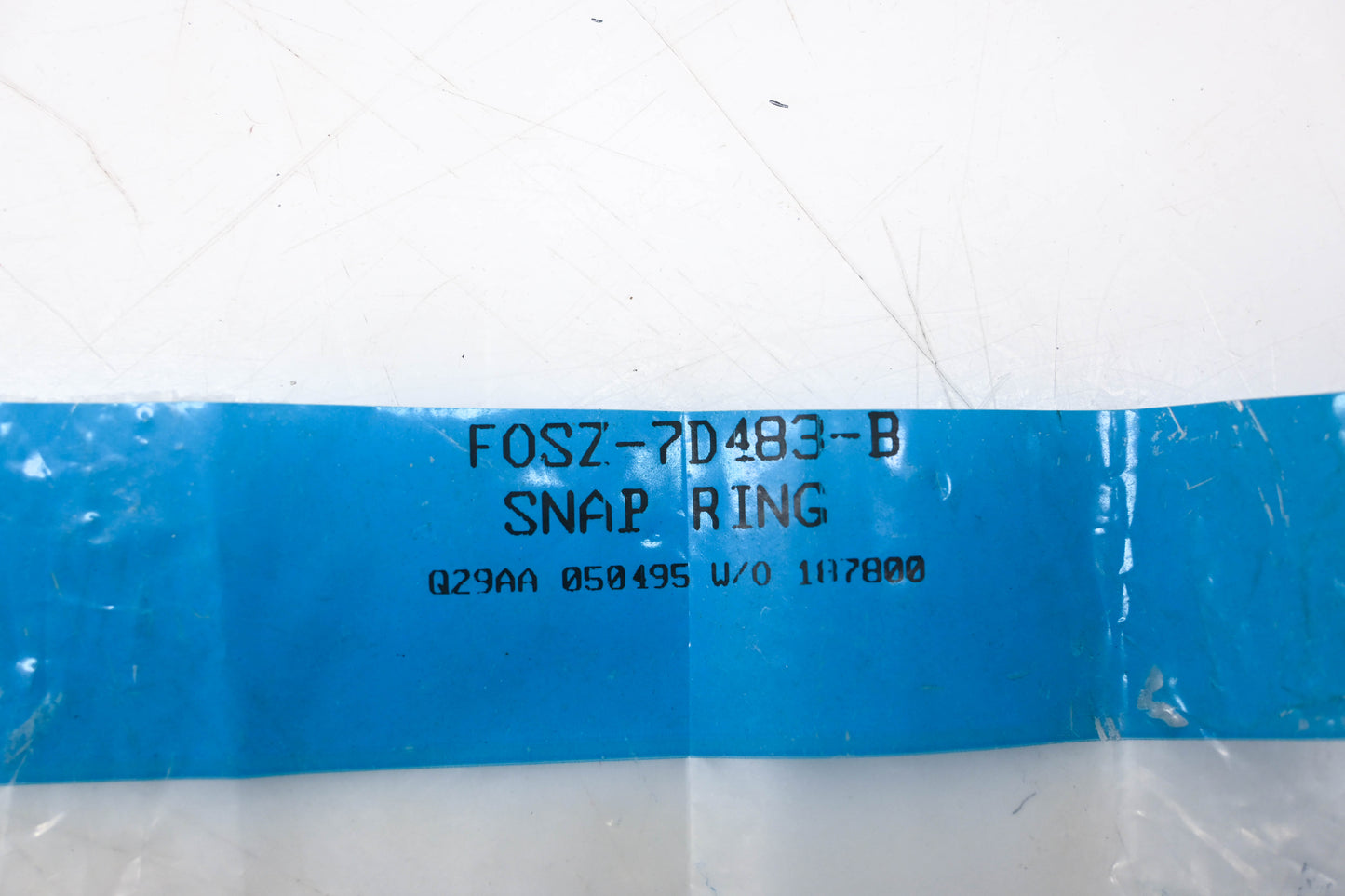 New OEM Ford FOSZ-7D483-B Clutch Plate Retainer Snap Ring NOS