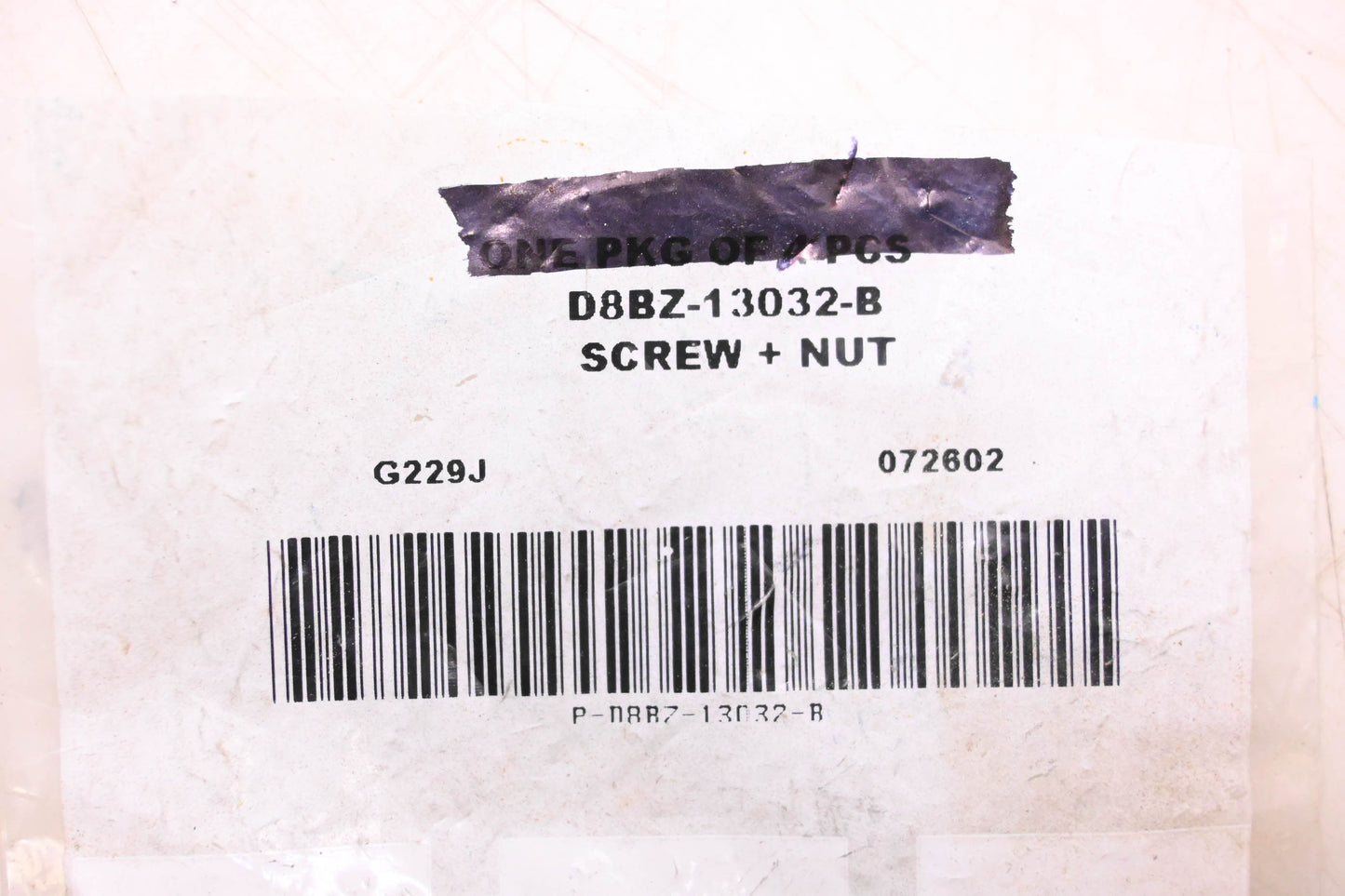 New OEM Ford D8BZ-13032-B Headlight Adjusting Screw Assembly NOS