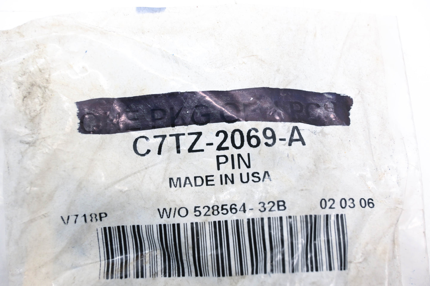 New OEM Ford C7TZ-2069-A Brake Shoe Hold Down Pins Qty 2 NOS