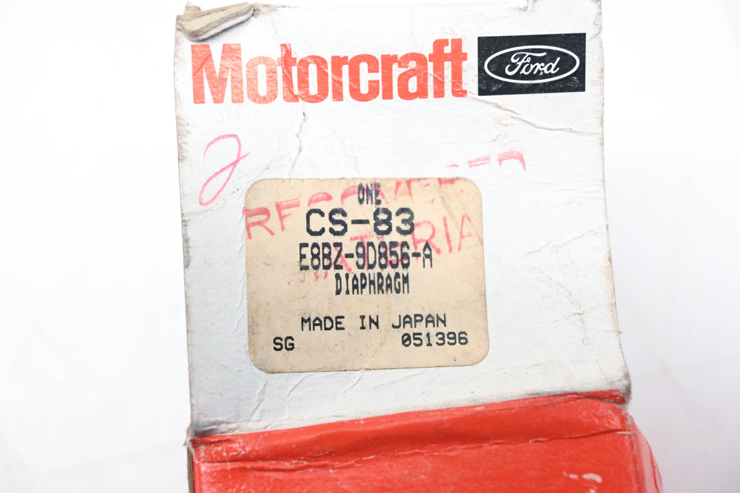 New OEM Motorcraft CS-83, E8BZ-9D856-A Distributor Diaphragm Assembly NOS