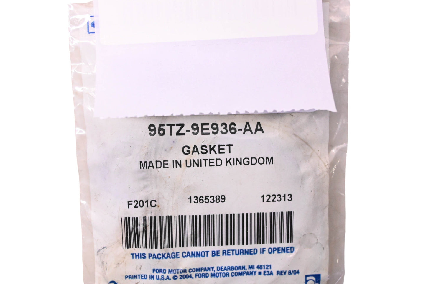 New OEM Ford 95TZ-9E936-AA Fuel Injection Throttle Body Mounting Gasket NOS