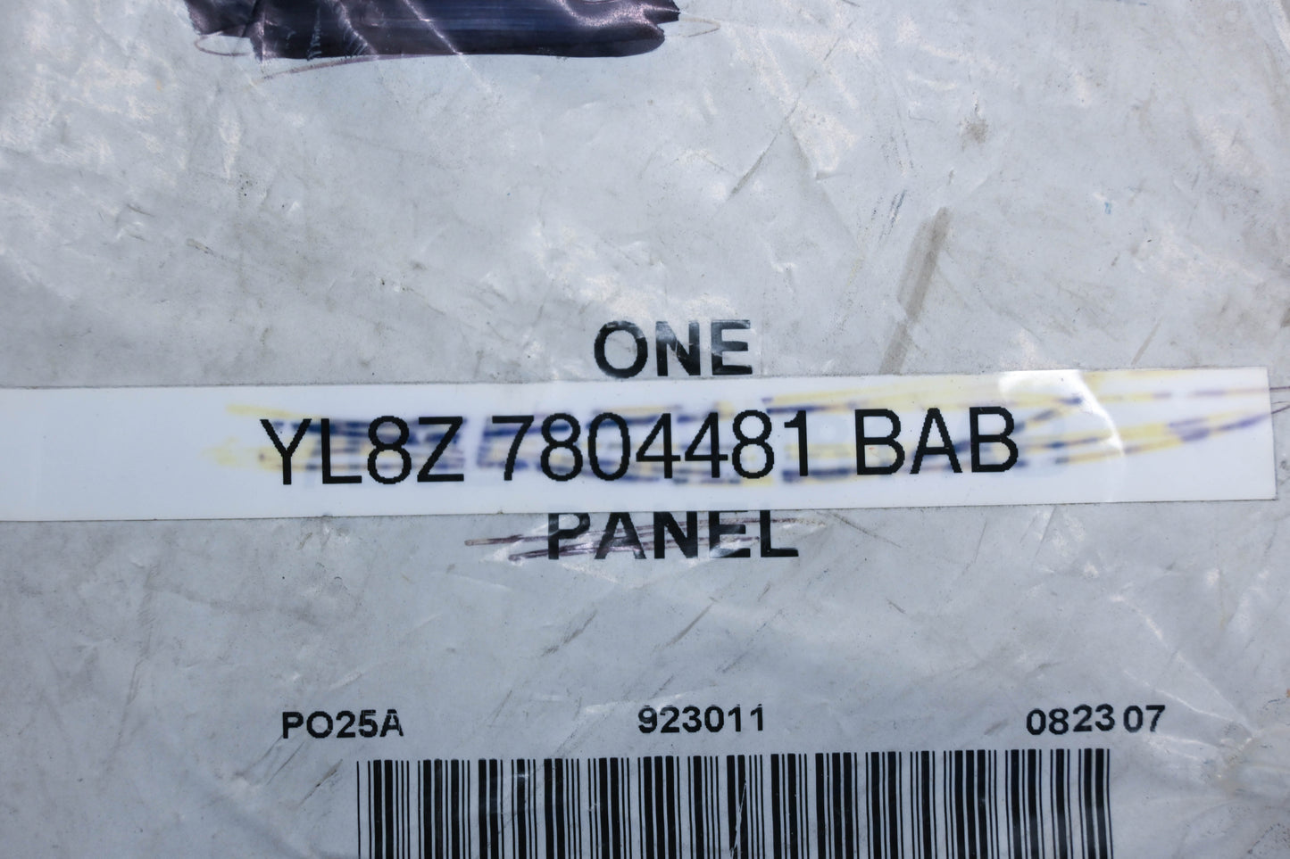 New OEM Ford YL8Z-7804481-BAB Panel NOS