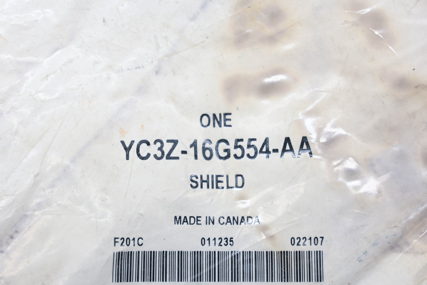 New OEM Ford YC3Z-16G554-AA Shield NOS