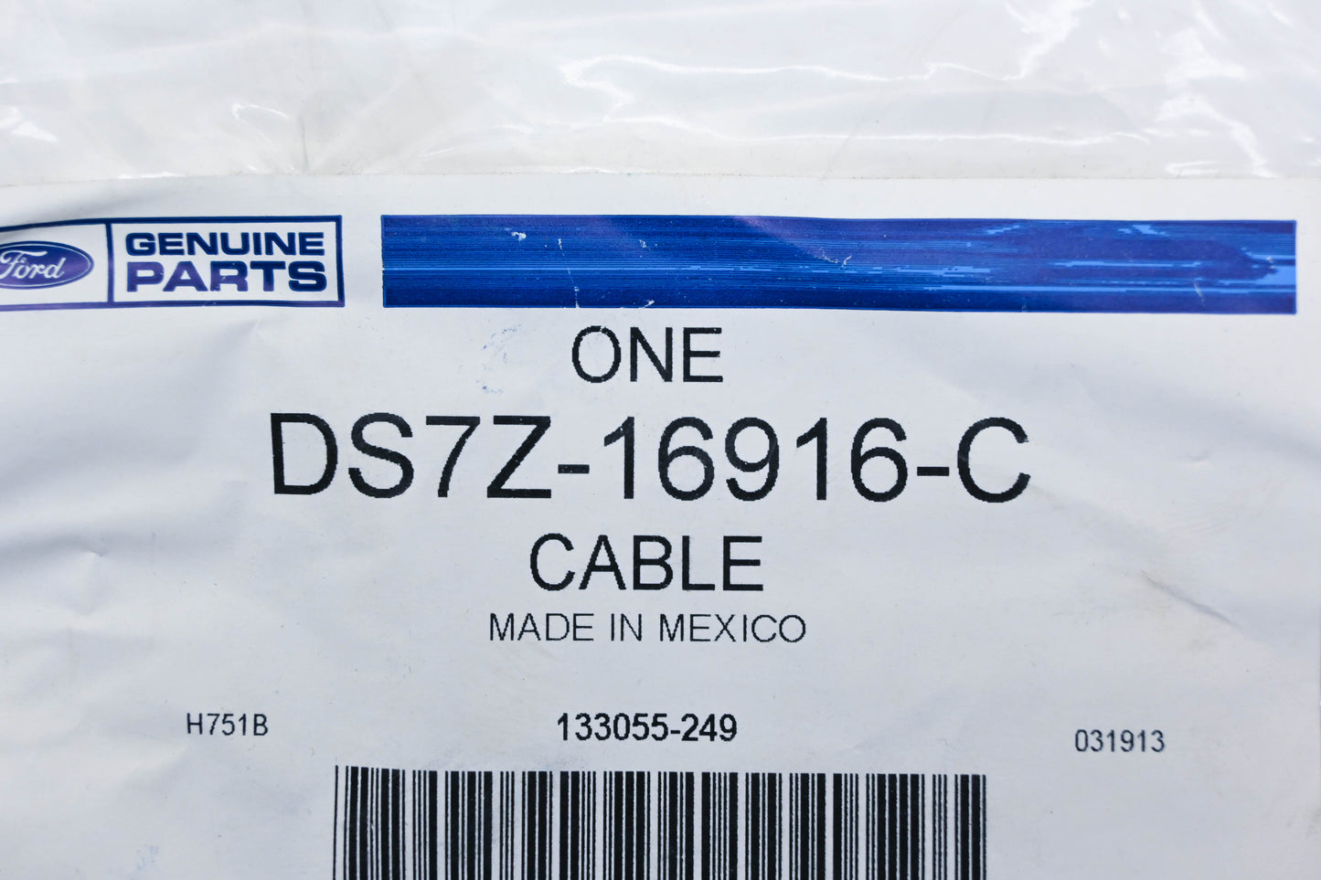 New OEM Ford DS7Z-16916-C Hood Release Cable Assembly NOS