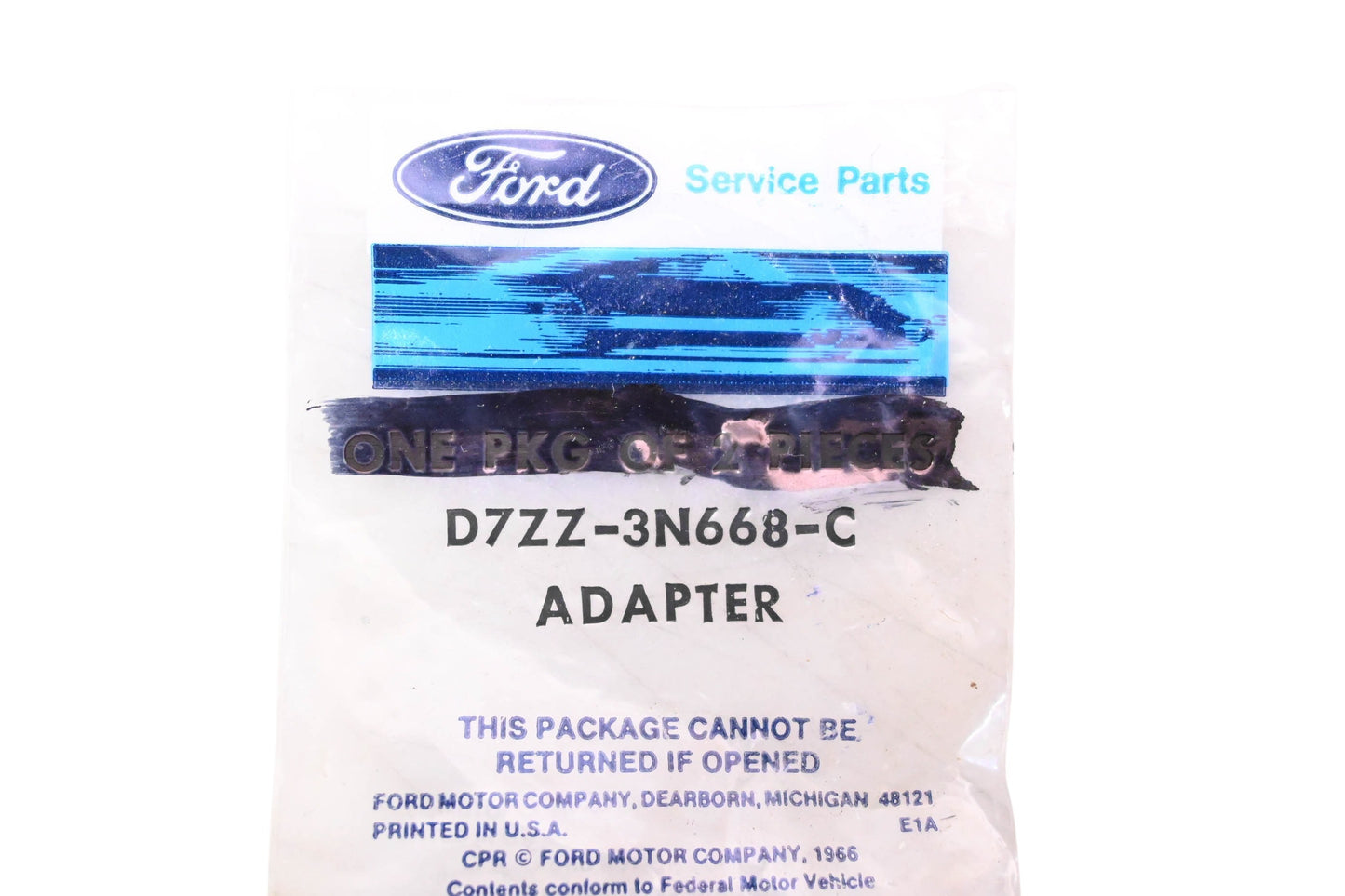 New OEM Ford D7ZZ-3N668-C Power Steering Line Tube Adaptor NOS