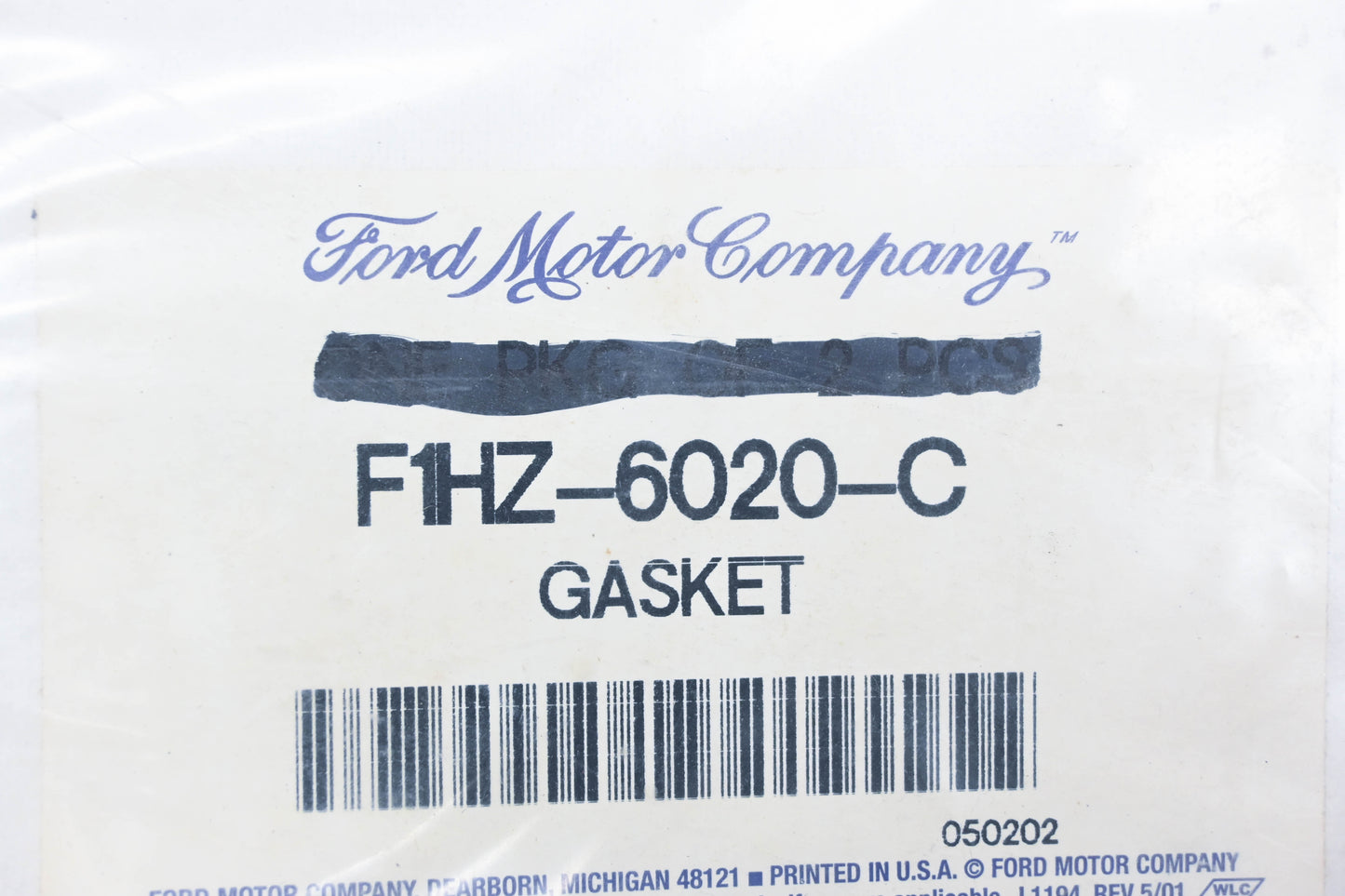 New OEM Ford F1HZ-6020-C Gasket NOS