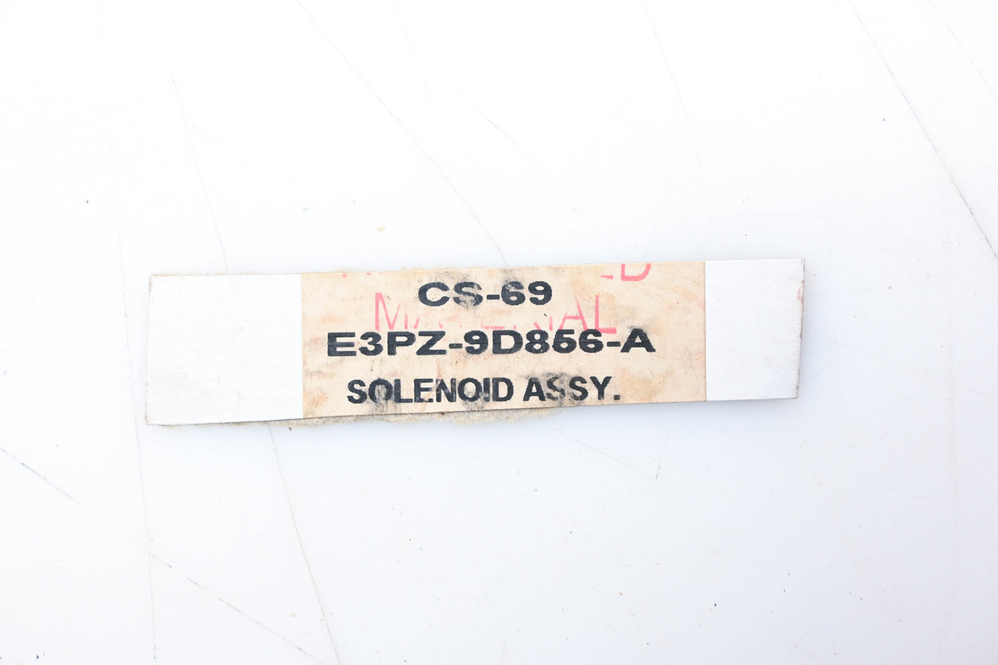 New OEM Motorcraft CS-69, E3PZ-9D856-A Carburetor Throttle Control Solenoid Assembly NOS