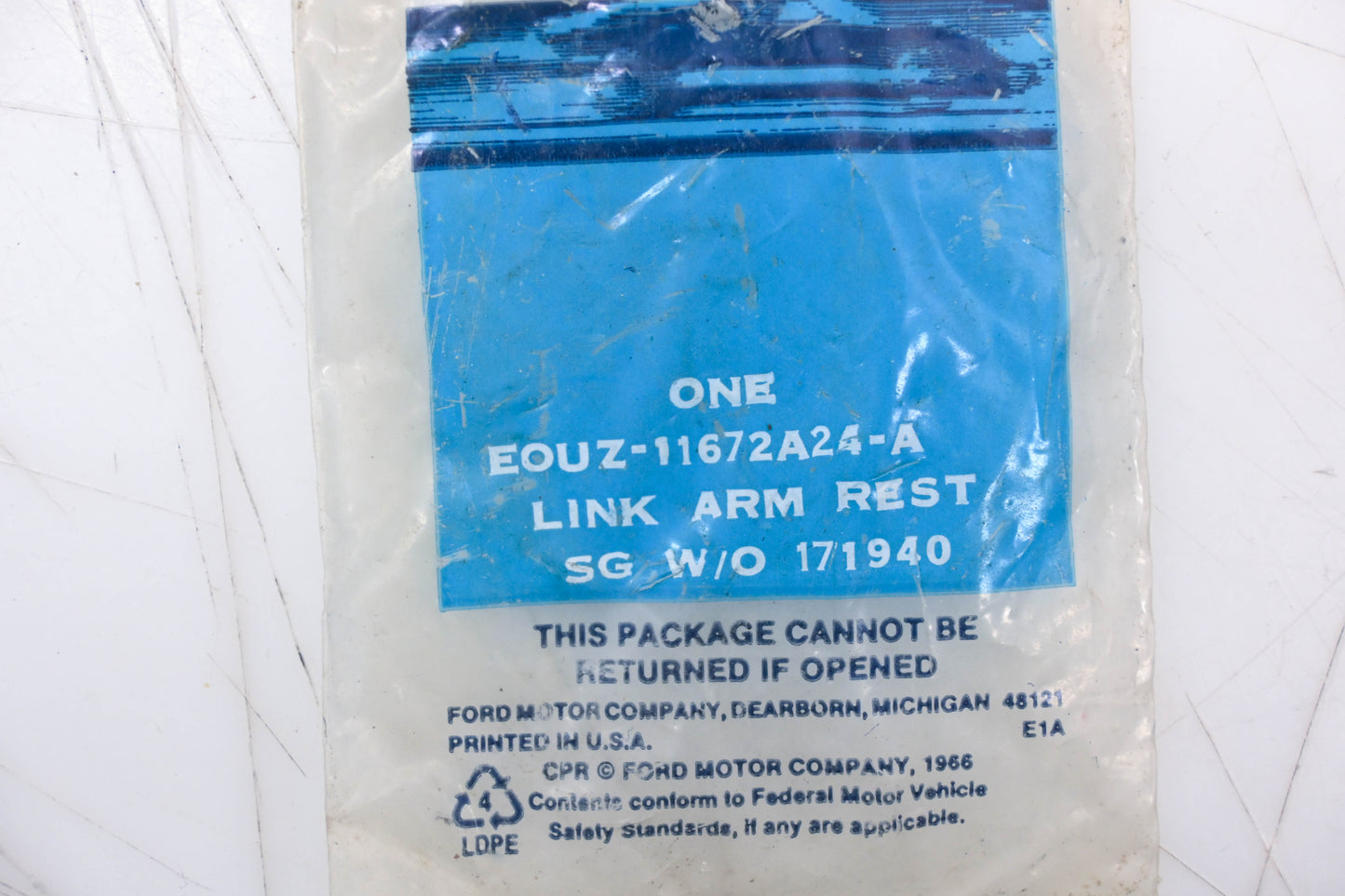 New OEM Ford EOUZ-11672A24-A Armrest Link NOS