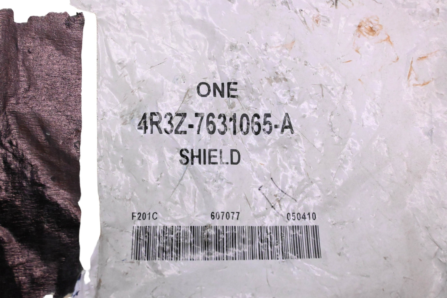 New OEM Ford 4R3Z-7631065 Left Side Water Shield NOS