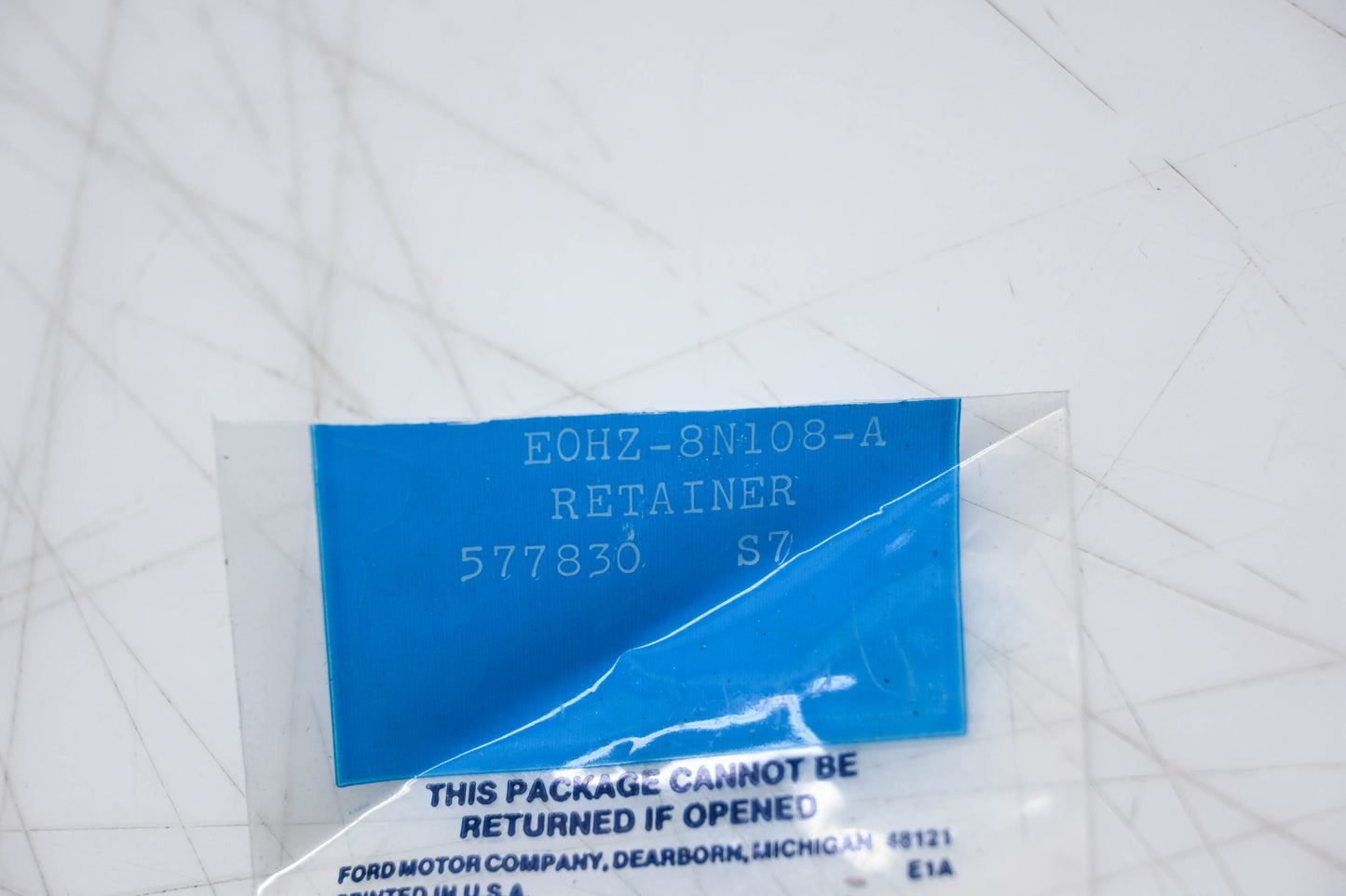 New OEM Ford EOHZ-8N108-A, E0HZ-8N108-A AC Blower Motor Retainer Covers Qty 3 NOS