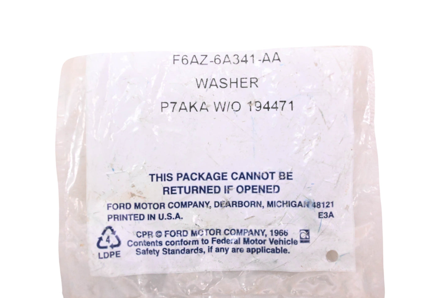 New OEM Ford F6AZ-6A341-AA Engine Crankshaft Thrust Washer NOS