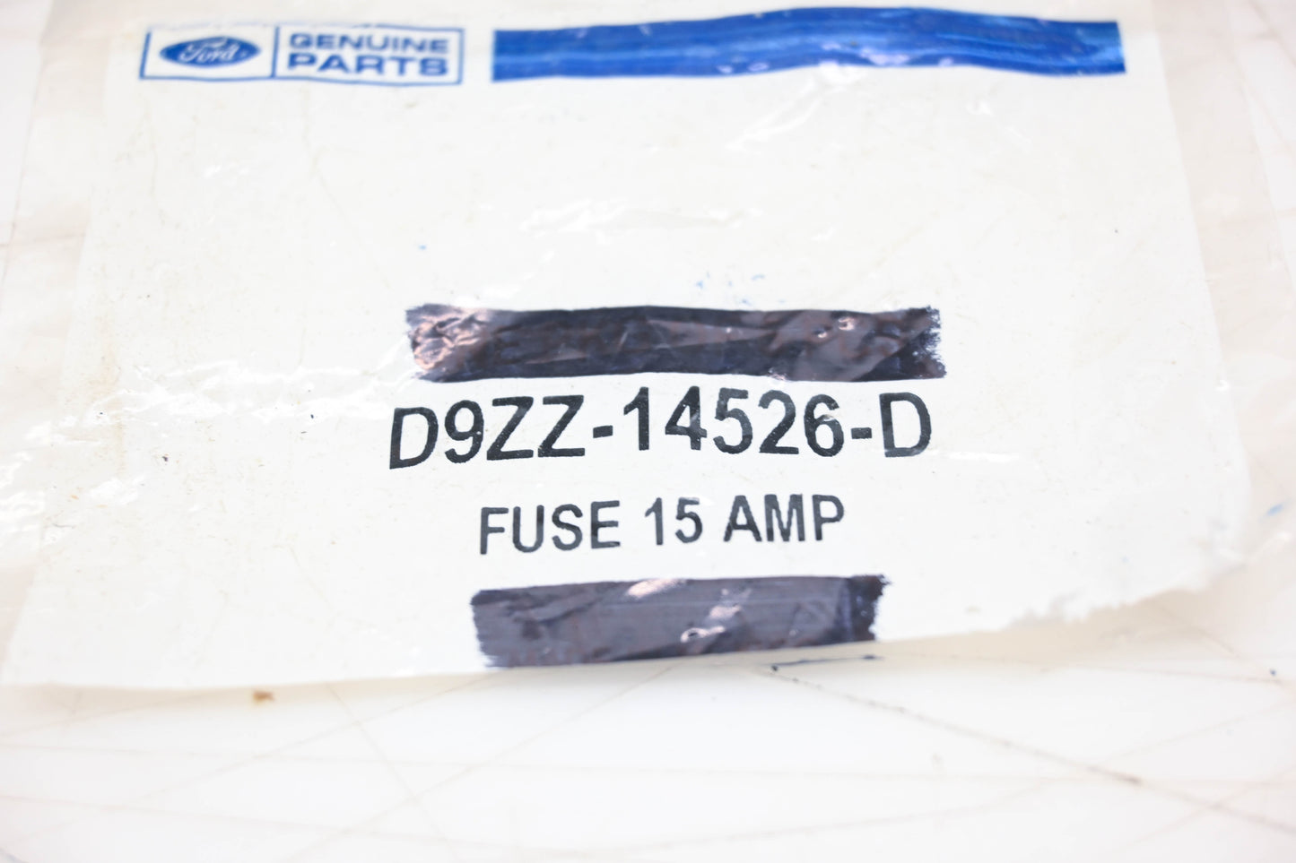 New OEM Ford D9ZZ-14526-D Blue 15 Amp Circuit Breaker/ Fuse Assembly NOS