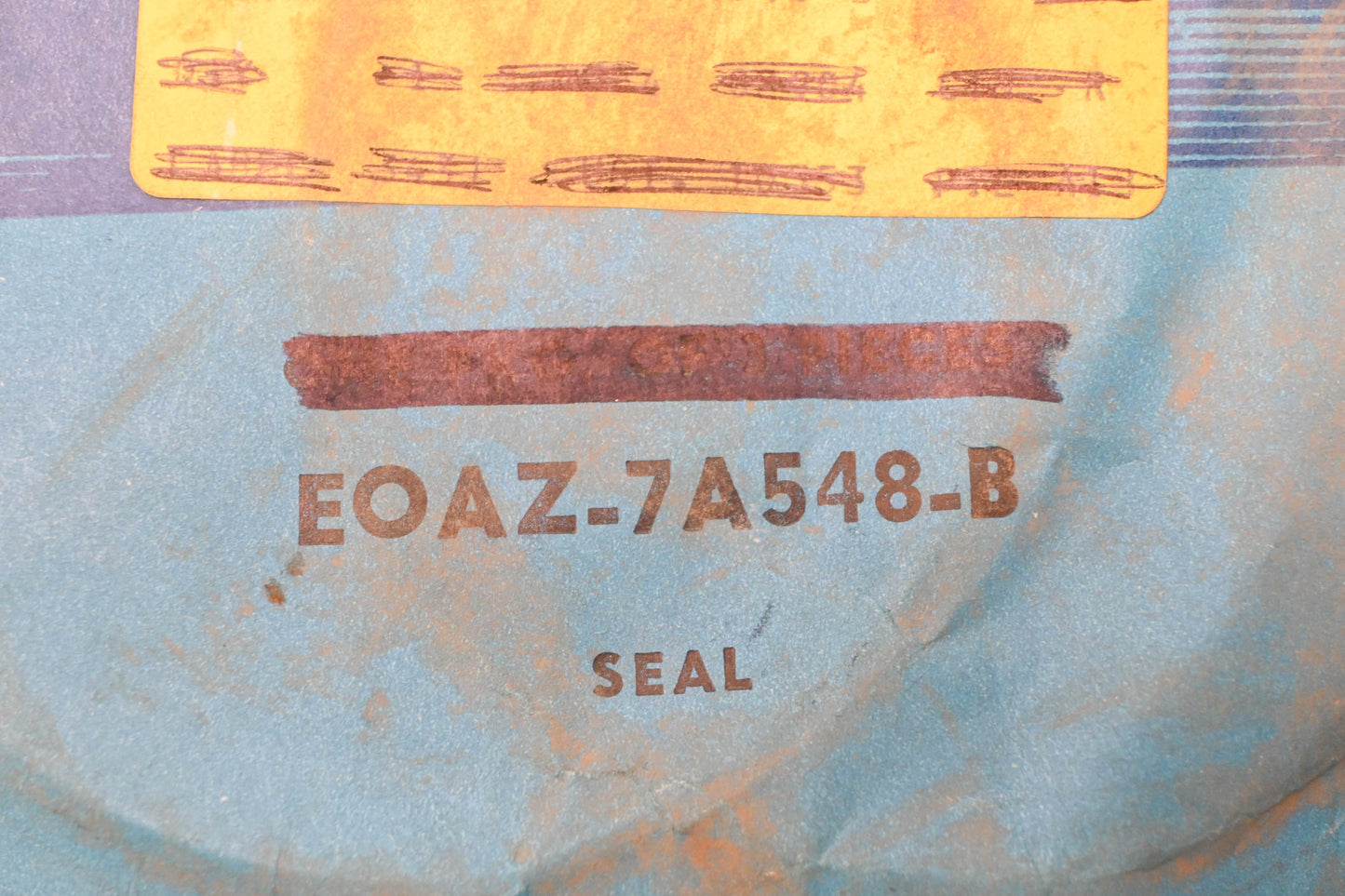 New OEM Ford EOAZ-7A548-B, E0AZ-7A548-B Transmission Clutch Outer Seal NOS