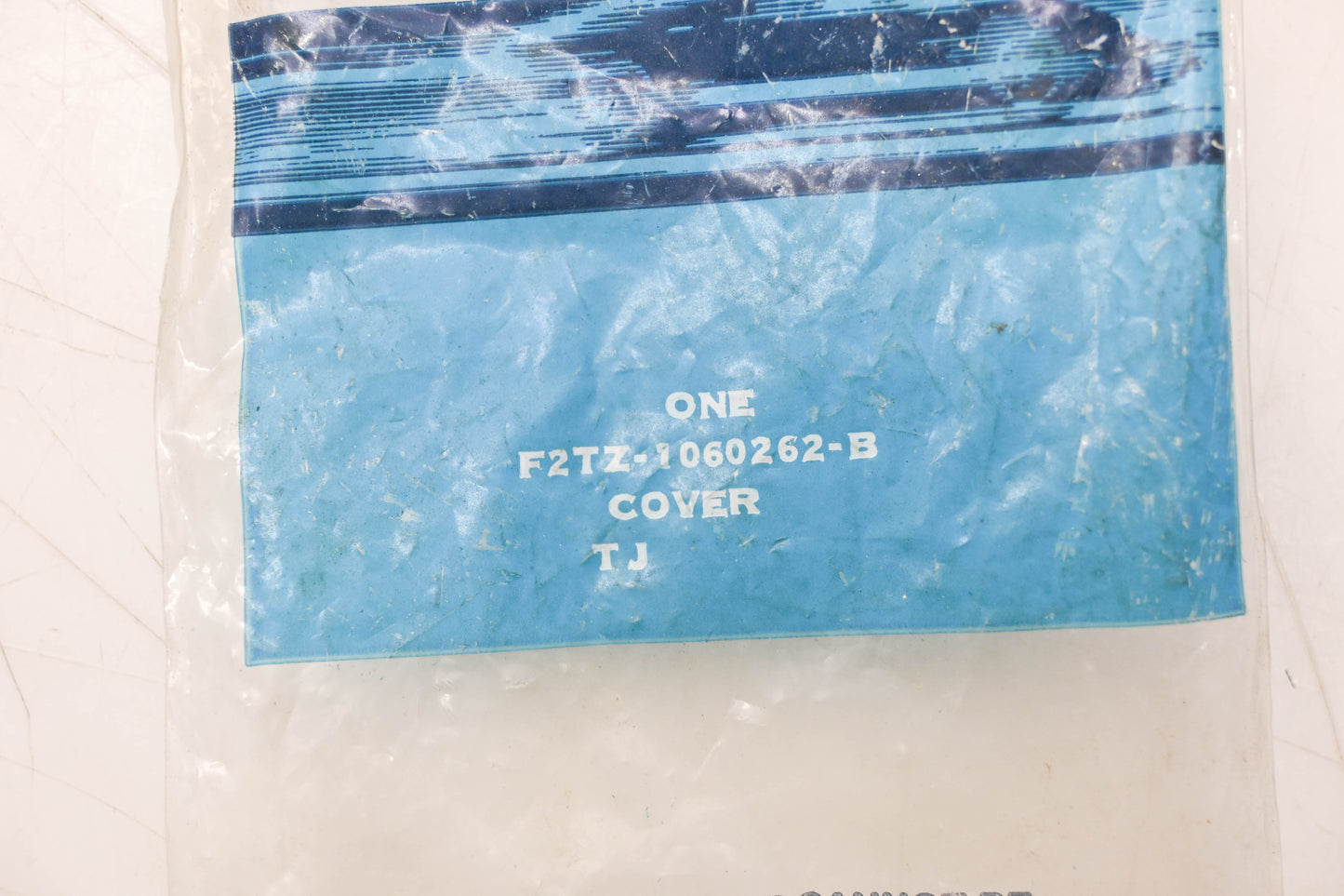 New OEM Ford F2TZ-1060262-B Red Rear Upper Seat Belt Cover NOS