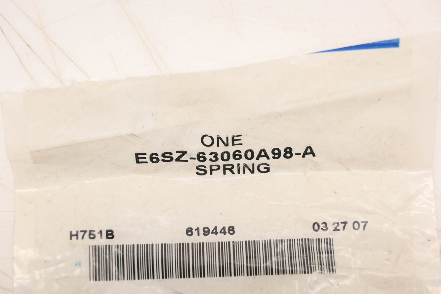 New OEM Ford E6SZ-63060A98-A Compartment Door Spring NOS