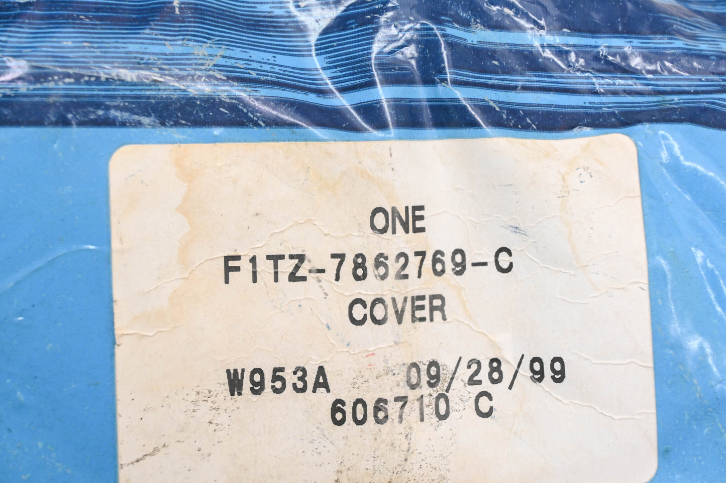 New OEM Ford F1TZ-7862769-C Interior Seat Belt Side Cover NOS