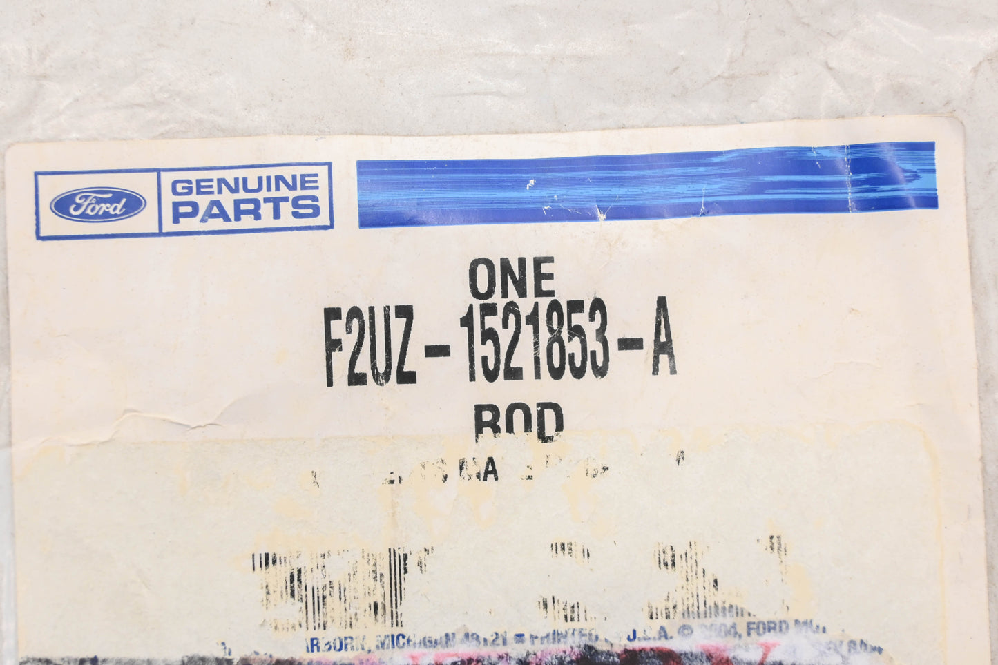 New OEM Ford F2UZ-1521853-A Door Lock Rod NOS