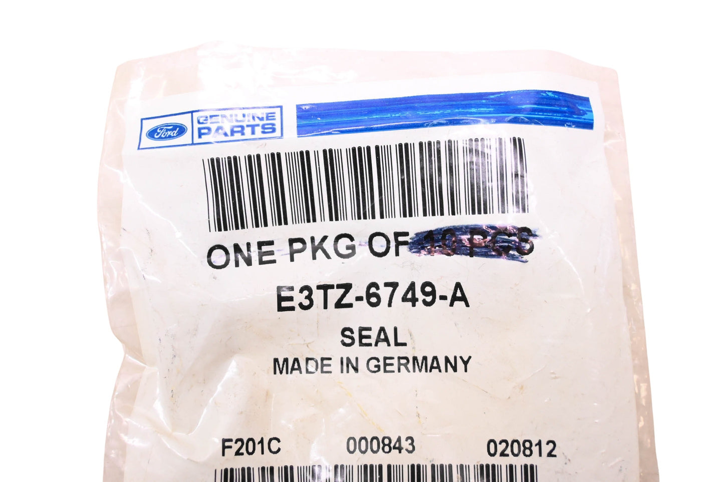 New OEM Ford E3TZ-6749-A Oil Filter Adapter Seals Qty 2 NOS