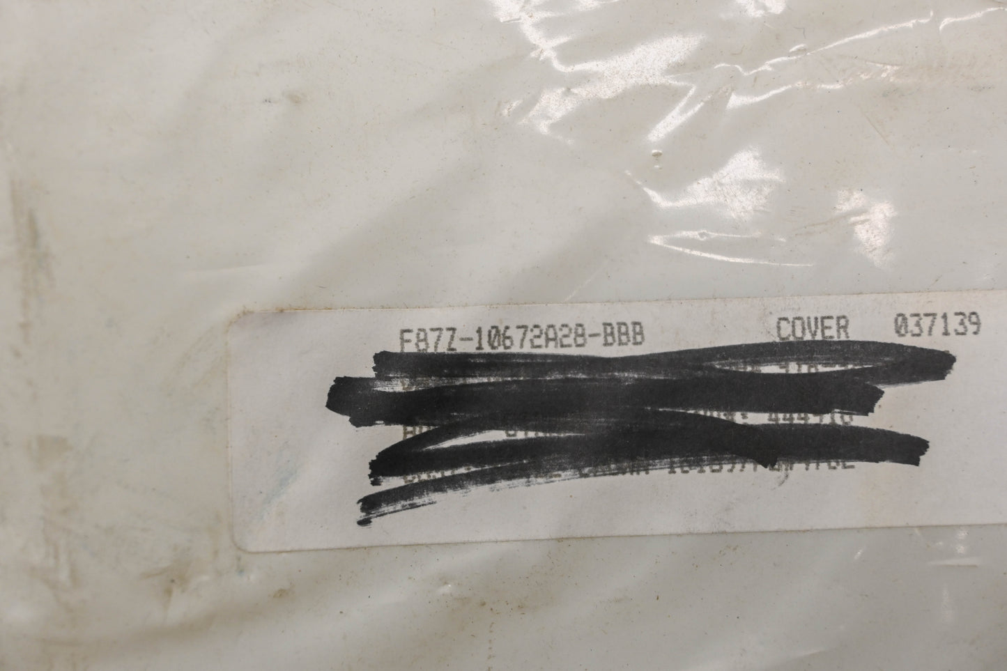 New OEM Ford F87Z-10672A28-BBB Cover NOS