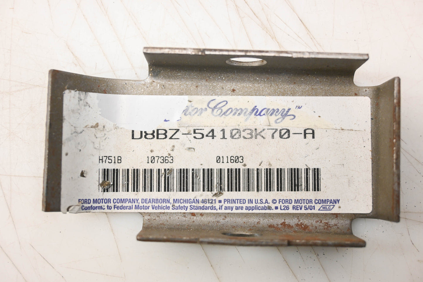 New OEM Ford D8BZ-54103K70-A Reinforcement NOS