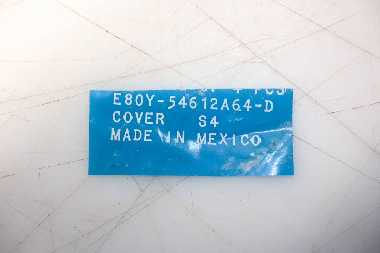 New OEM Ford E8OY-54612A64-D Tan Seat Belt Cover NOS