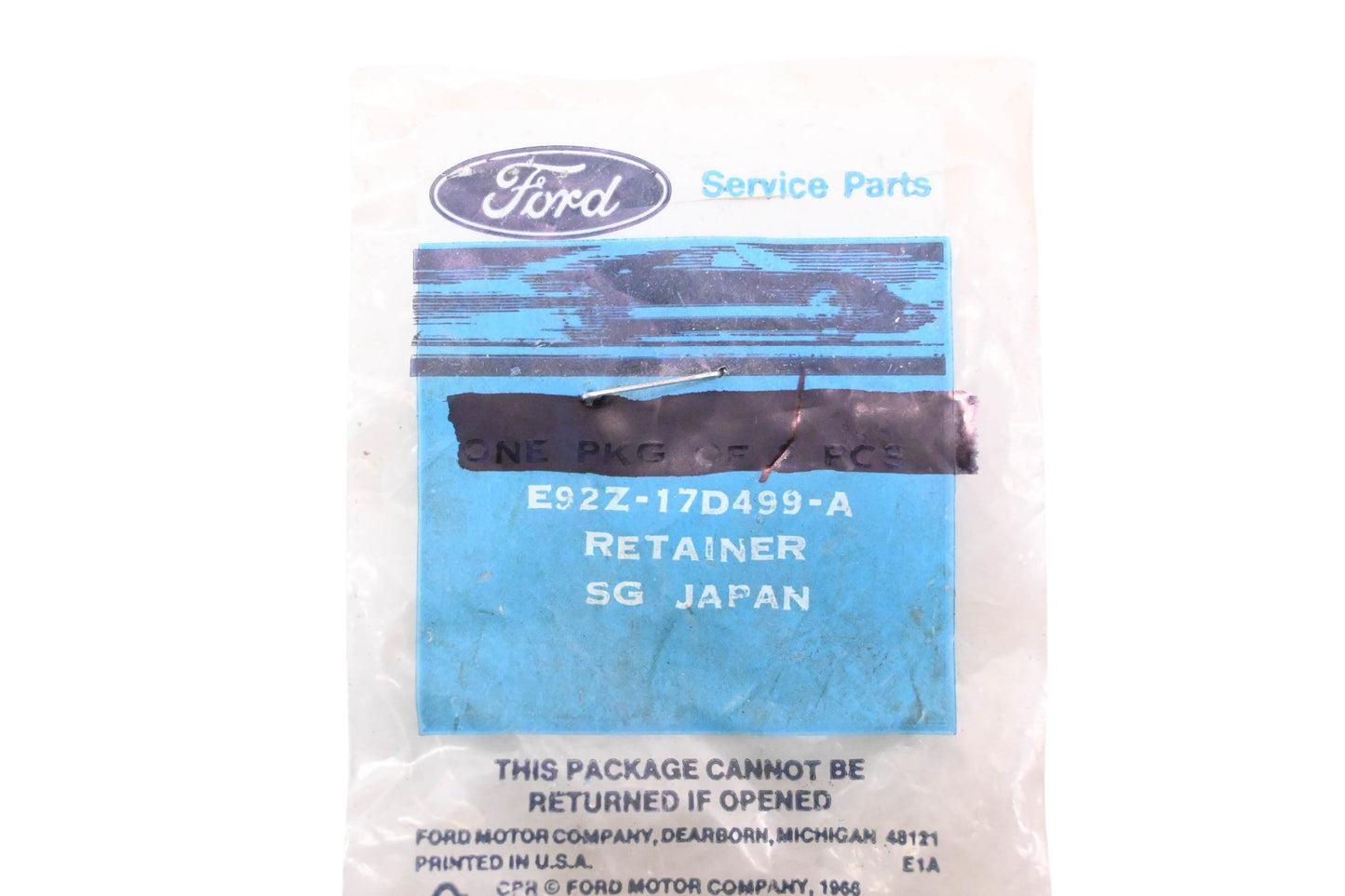 New OEM Ford E92Z-17D499-A Windshield Wiper Pivot Retainer NOS