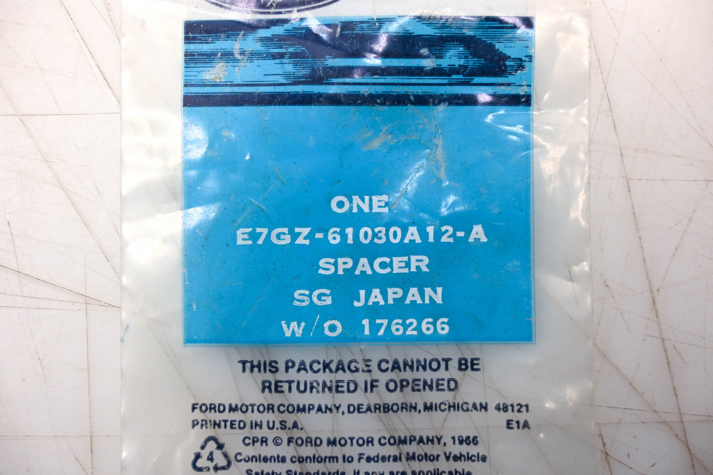 New OEM Ford E7GZ-61030A12-A Spacer NOS