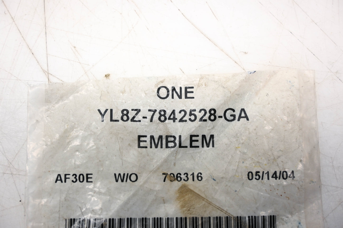 New OEM Ford YL8Z-7842528-GA DX Emblem Nameplate NOS