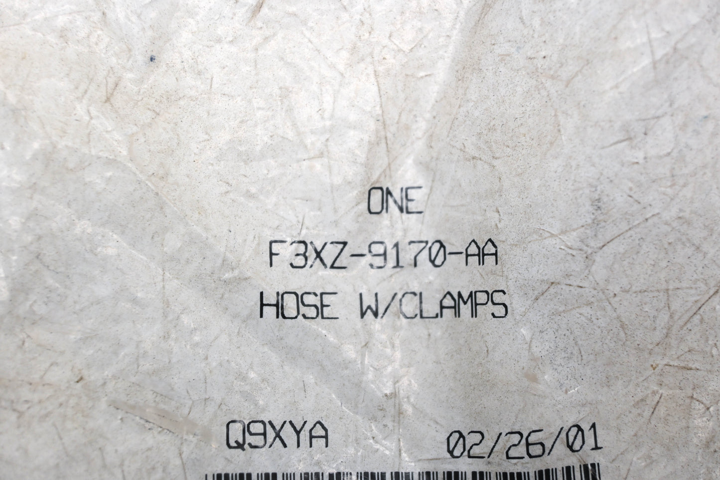 New OEM Ford F3XZ-9170-AA Fuel Tank Vent Hose Assembly Kit NOS