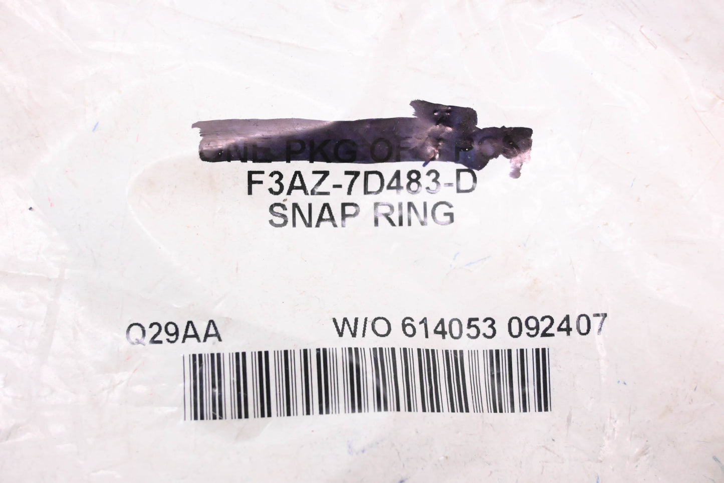 New OEM Ford F3AZ-7D483-D Snap Rings Qty 2 NOS