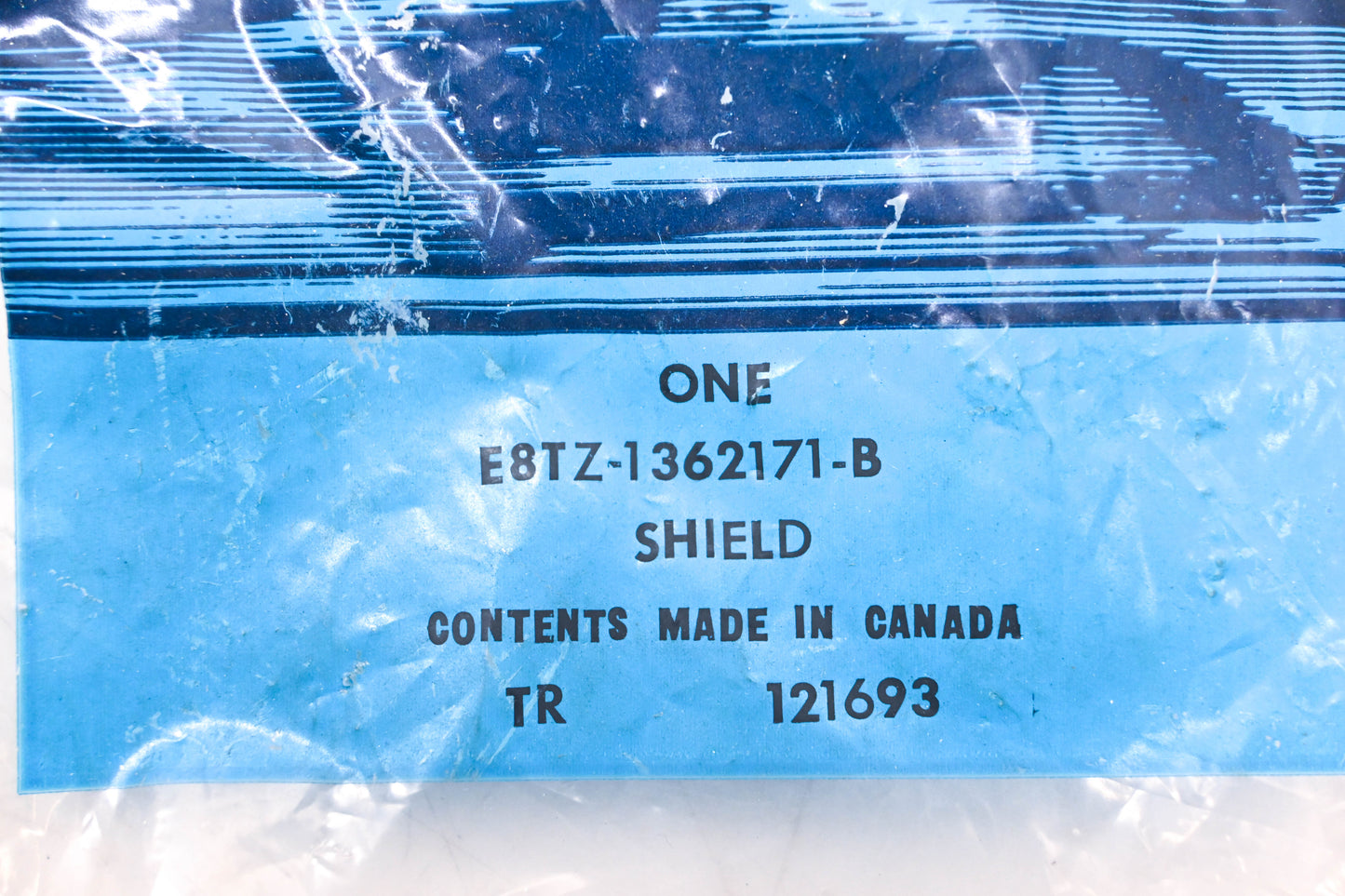 New OEM Ford E8TZ-1362171-B Left Side Rear Seat Track Shield NOS