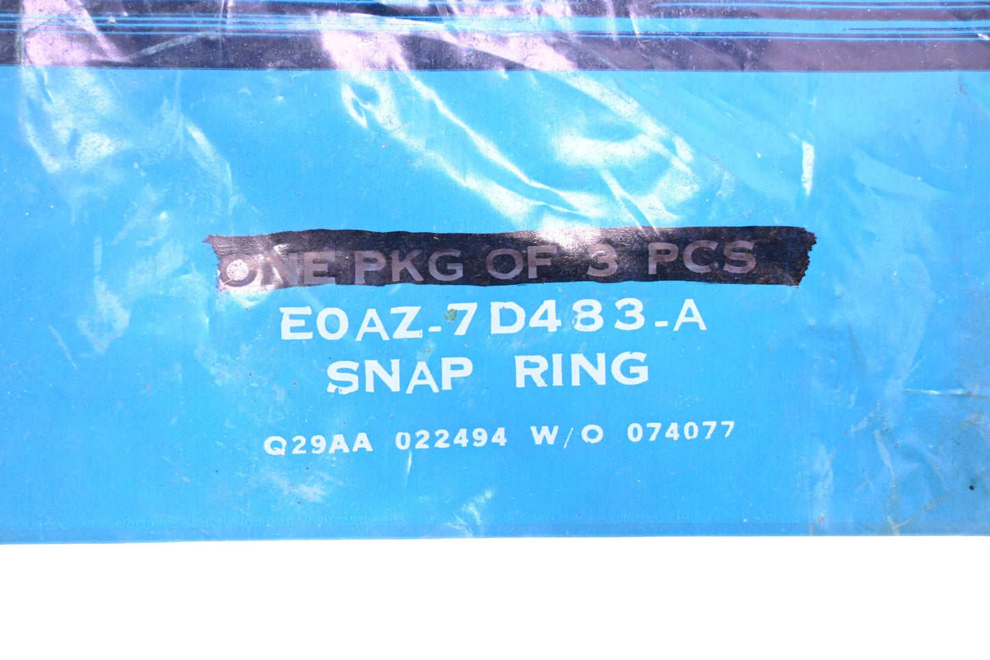 New OEM Ford E0AZ-7D483-A Snap Ring NOS