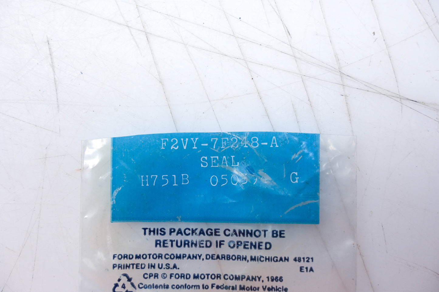 New OEM Ford F2VY-7F248-A Seal NOS
