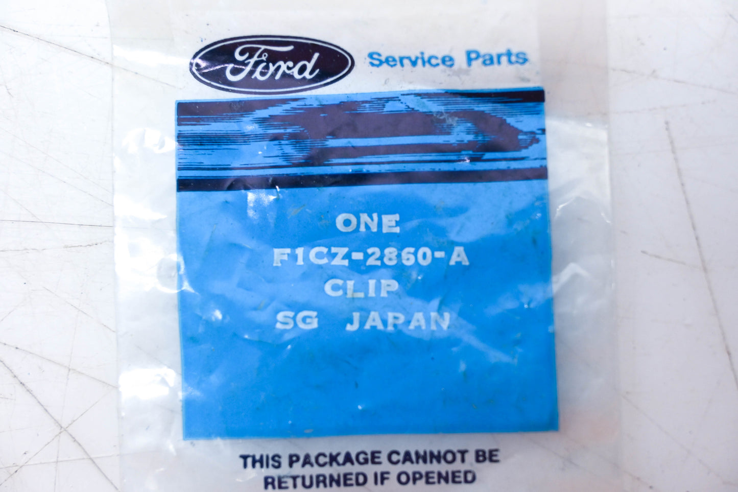 New OEM Ford F1CZ-2860-A Brake Cable Support Clip NOS